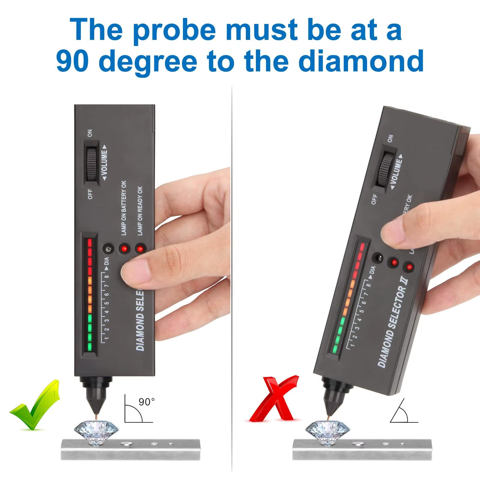 Diamond Tester, Diamond Detector, Diamond Tester Pen, Diamond Tester Professional, Gem Tester, Diamond Tester Pen