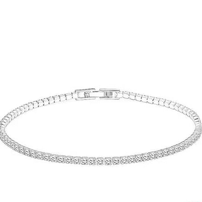 3/3.5/4/5Mm Real Moissanite Bracelet Sparkling S925 Sterling Silver Luxury Wedding Party Diamond Jewelry