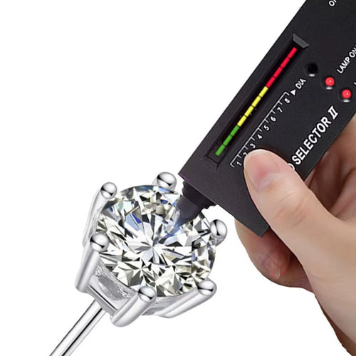 GRA Certificate Promotion 100% Moissanite Earrings for Women Pass Diamond Test Pen Ear Studs 925 Sterling Silver Fine Jewelry